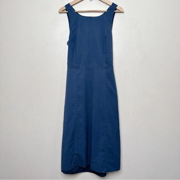 Kit And Ace Womens 10 Sublime Open Back Sleeveless Dress In Navy - Picture 3 of 16